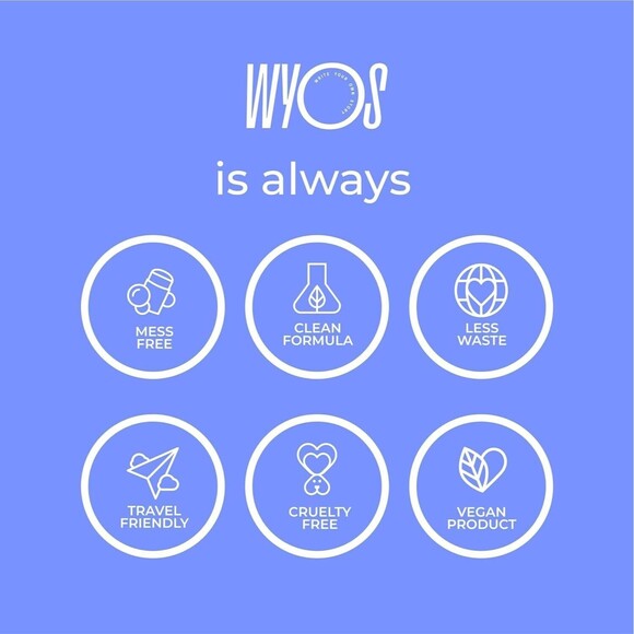 WYOS The Mane Event Daily Shampoo Stick 2-Pack 1.8 oz / 52 g Each NIB - Picture 8 of 8